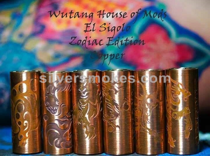El Sigilo Zodiac Copper Mod by Wu Tang House of Mods - SilverVapes.com