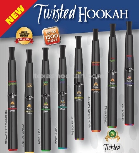 Imperial Twisted Disposable Hookah